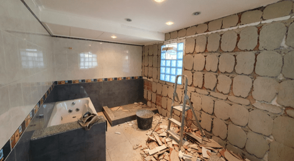Reforma de baño Bellavista Estudio Antes