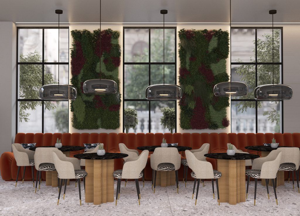 Proyecto de Cafetería Diseñado por Bellavista Estudio
