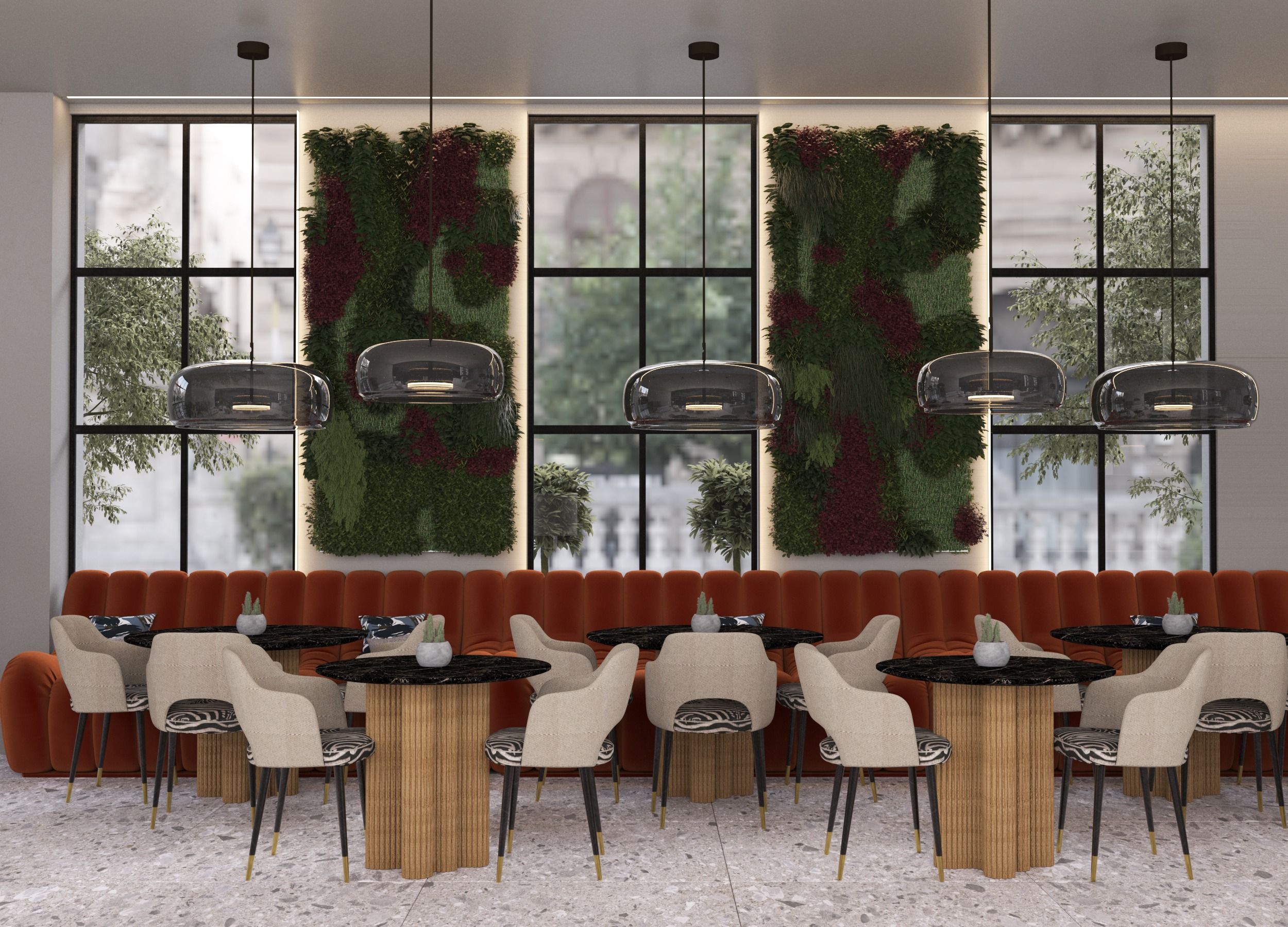 Proyecto de Cafetería Diseñado por Bellavista Estudio